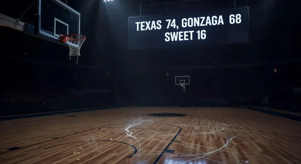 11th-seeded Texas defeats No. 3 Gonzaga 74-68 to advance to Sweet 16