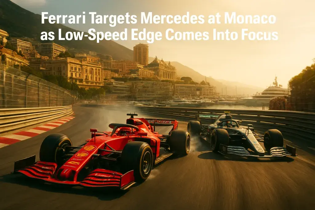 Ferrari Targets Mercedes at Monaco as Low-Speed Edge Comes Into Focus